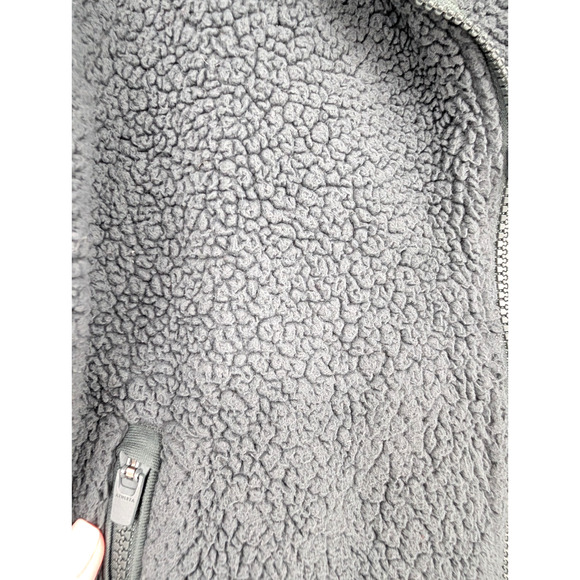 Athleta Tugga Sherpa Fleece Crop Jacket Bali Green Athleisure Outdoor Size Small - Picture 6 of 14